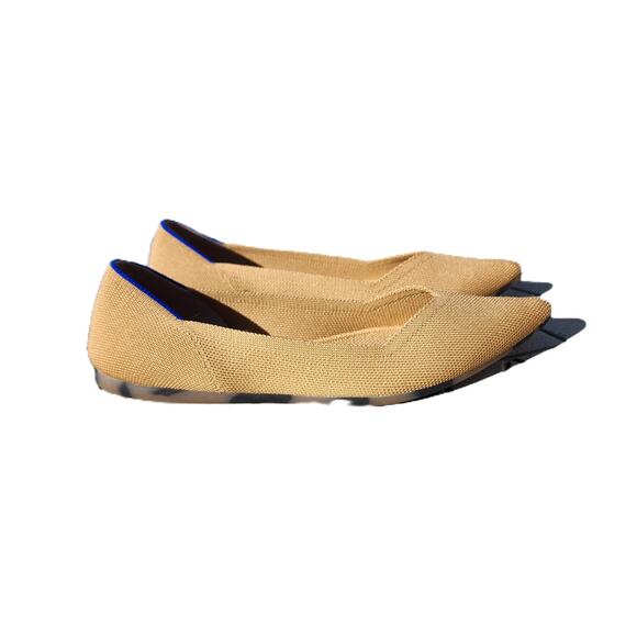 Rothy's The Point Amber Knit Ballet Flats 8 - Picture 2 of 14